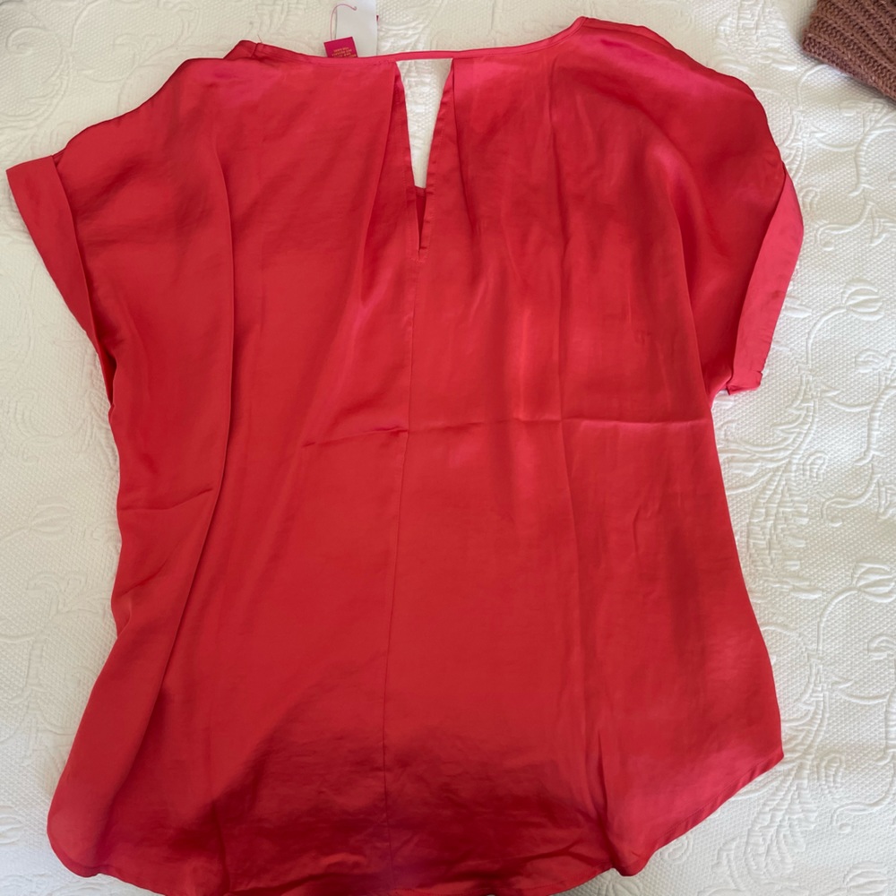 CORAL BLOUSE - Picture 3 of 3